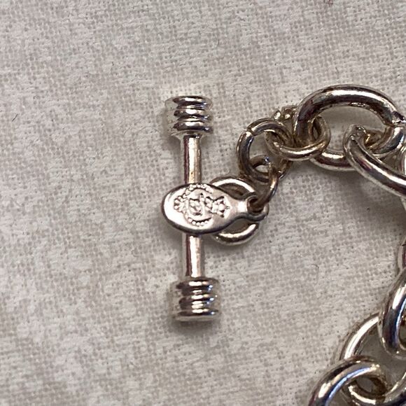 Premier Design Brand Silvertone Heavy Link Photo Frame Bracelet - Picture 5 of 6